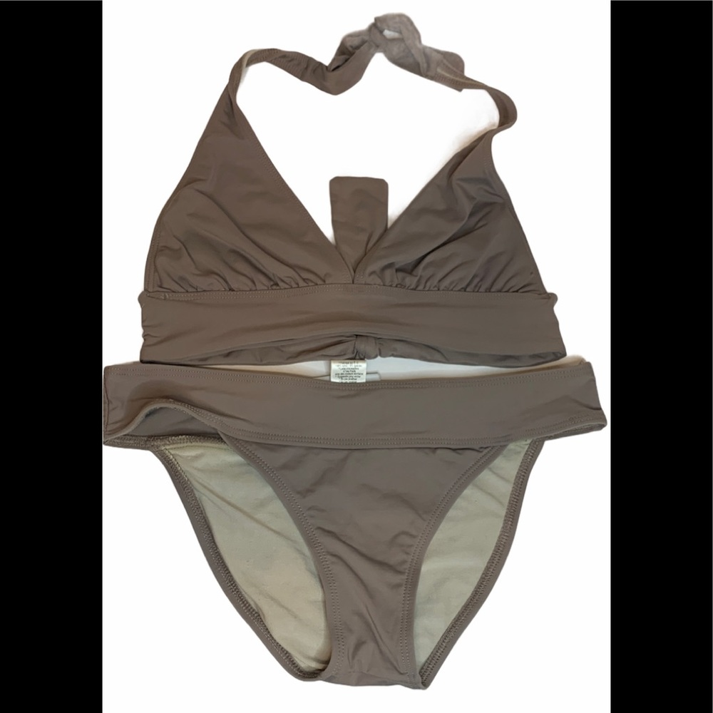 Carve Design 3 Piece Taupe Bikini Size Small